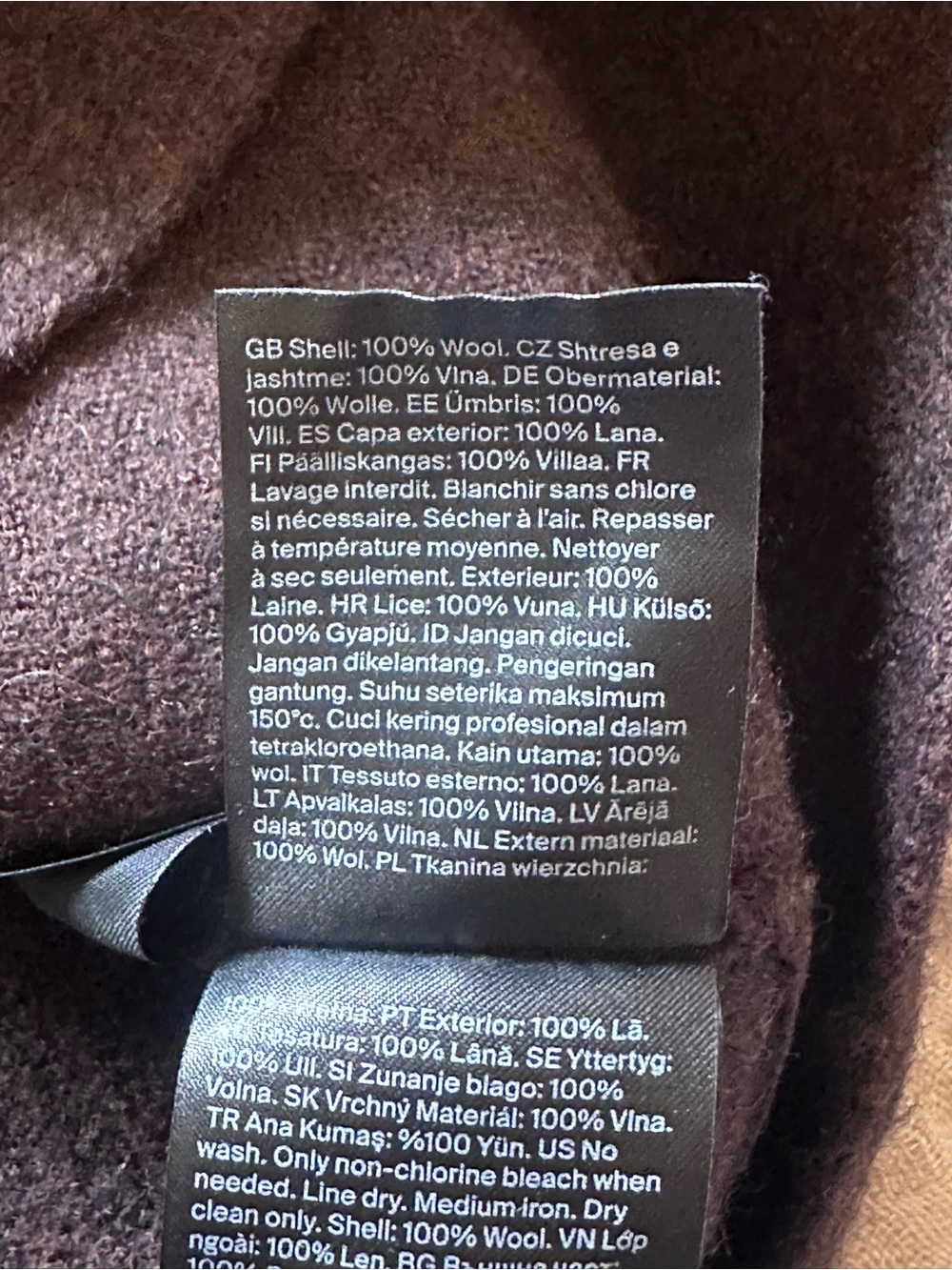 NWT COS deep brown jacket - Picture 10 of 11